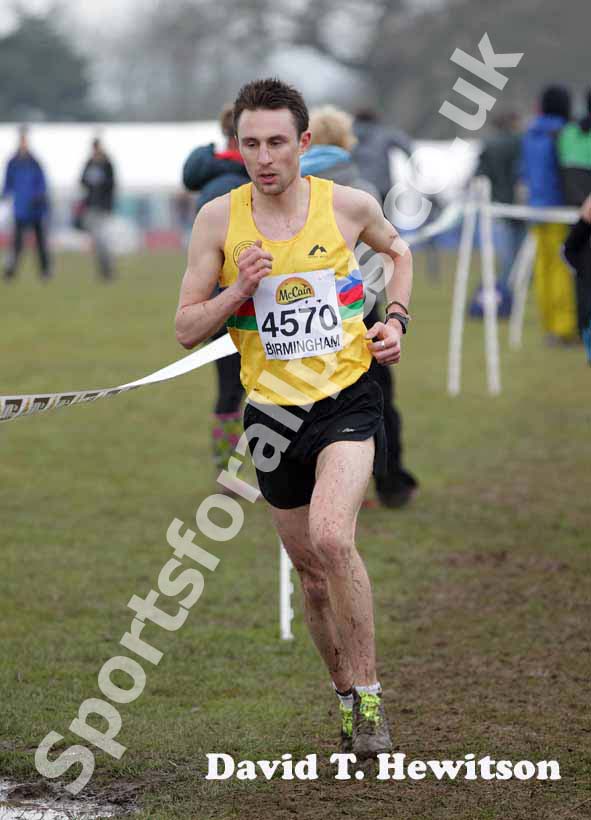 Patrick Martin (North East) during the McCain World Cross Country Trials and Inter Counties.